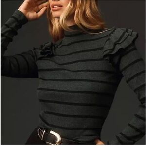 T.la Ribbed Striped Long Sleeve